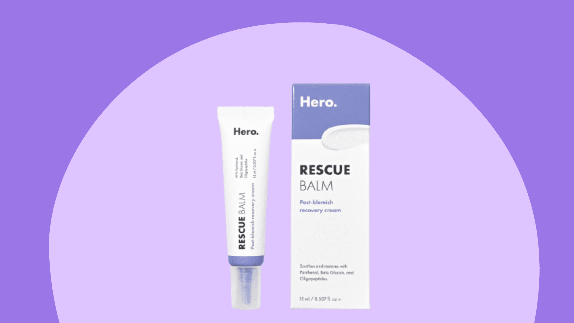 Hero Rescue Balm Skin Supplement in Center