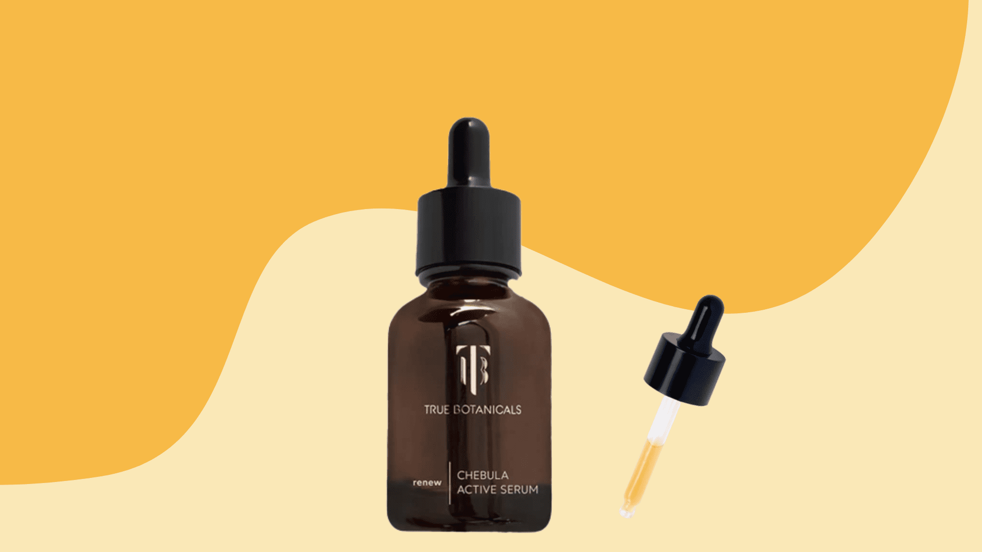 Chebula Active Serum and Drops in Center