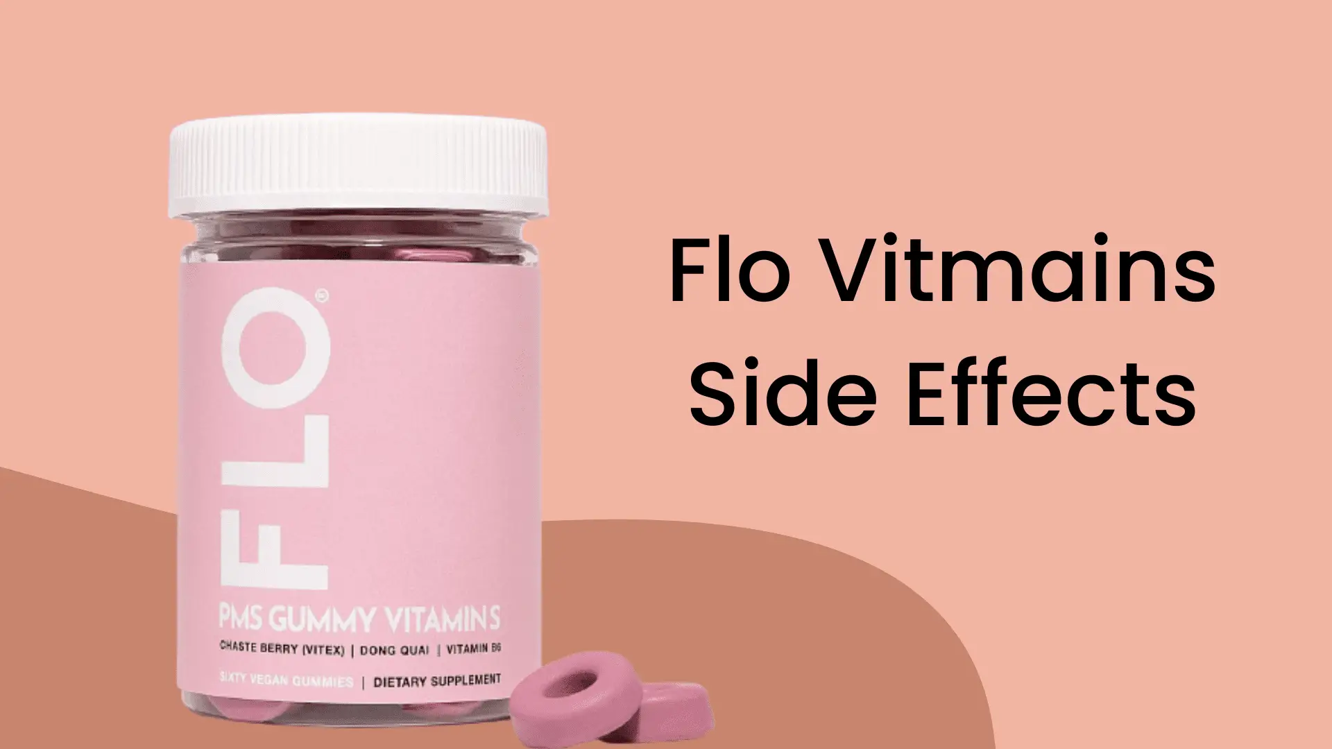 Flo Vitamins Supplement in left