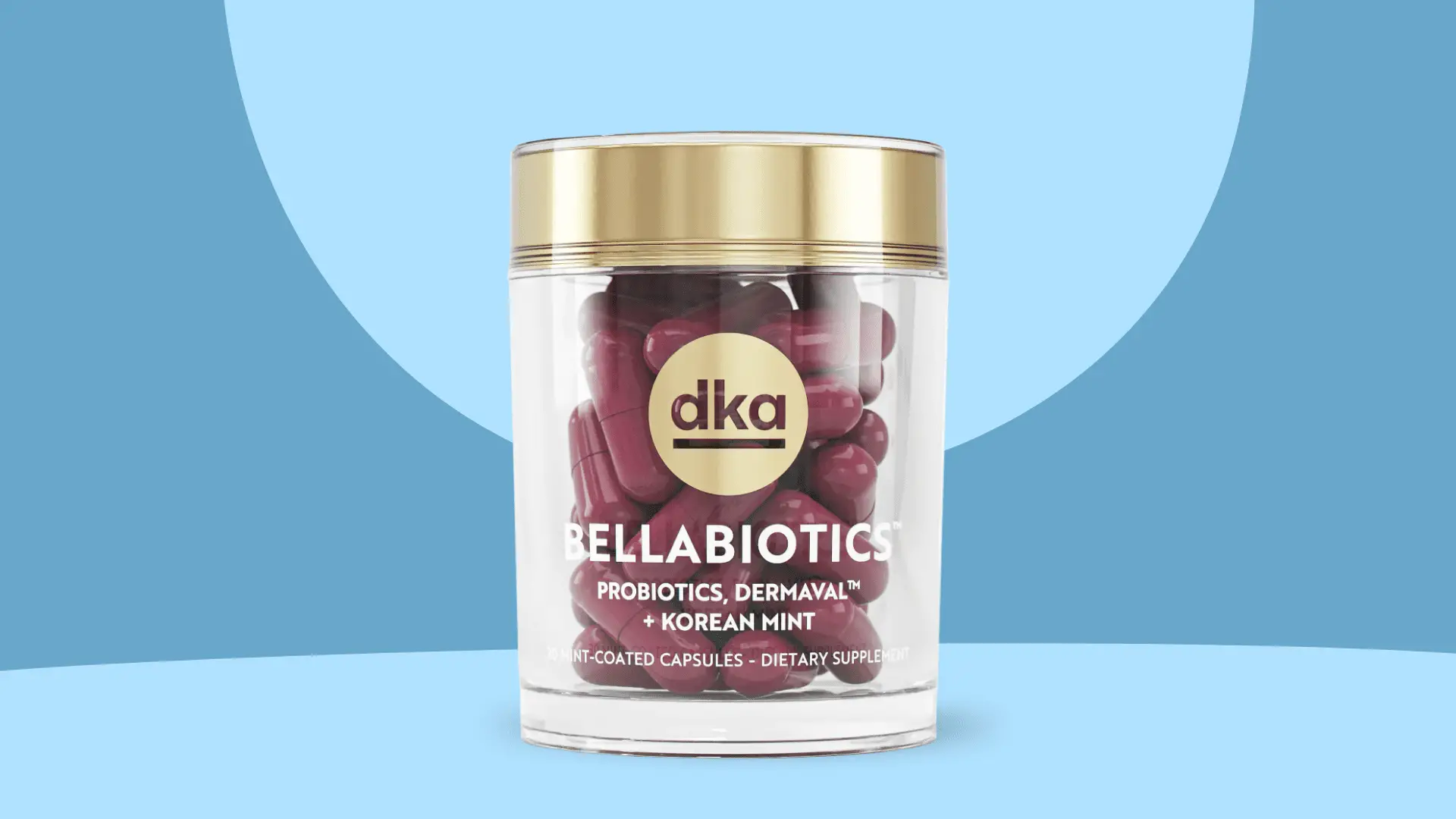 Bellabiotics Supplement in Center