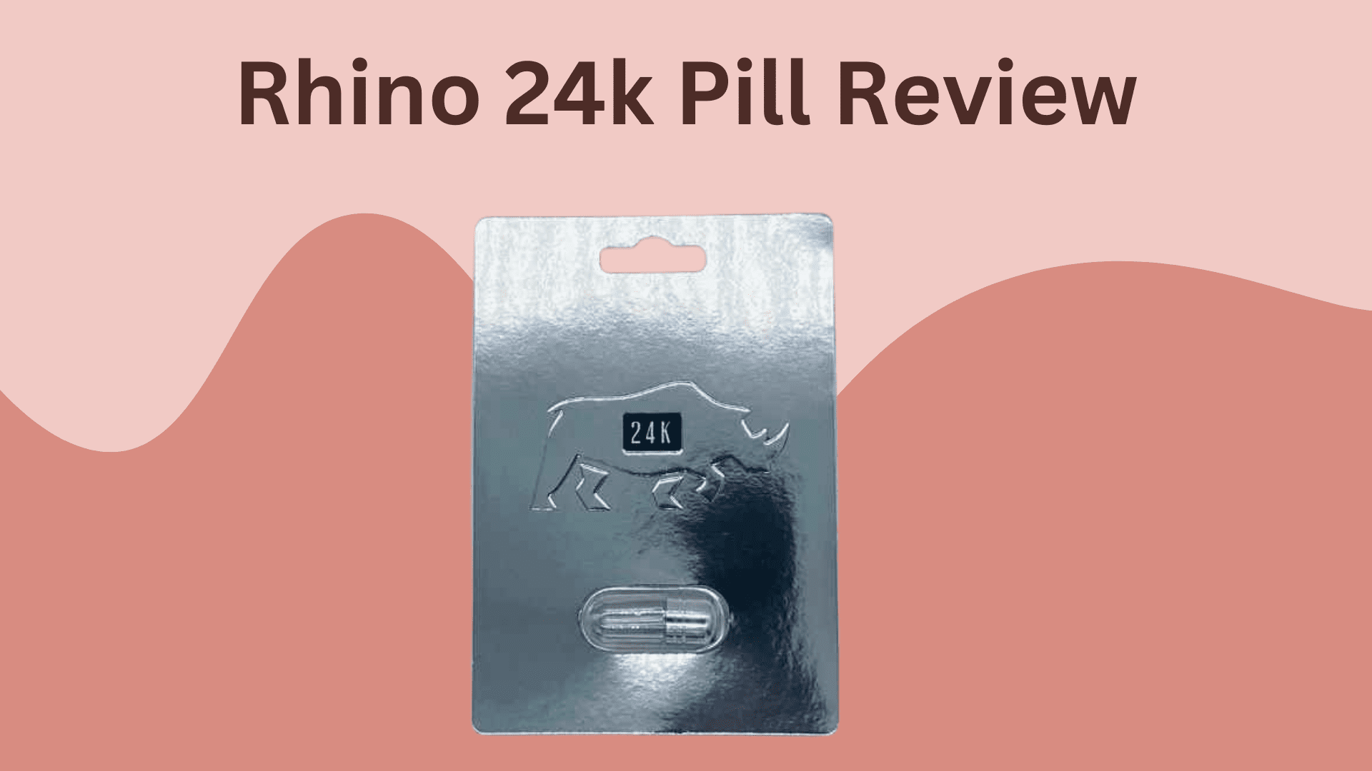 Rhino 24k Pills Male Enhancement Supplement in Center