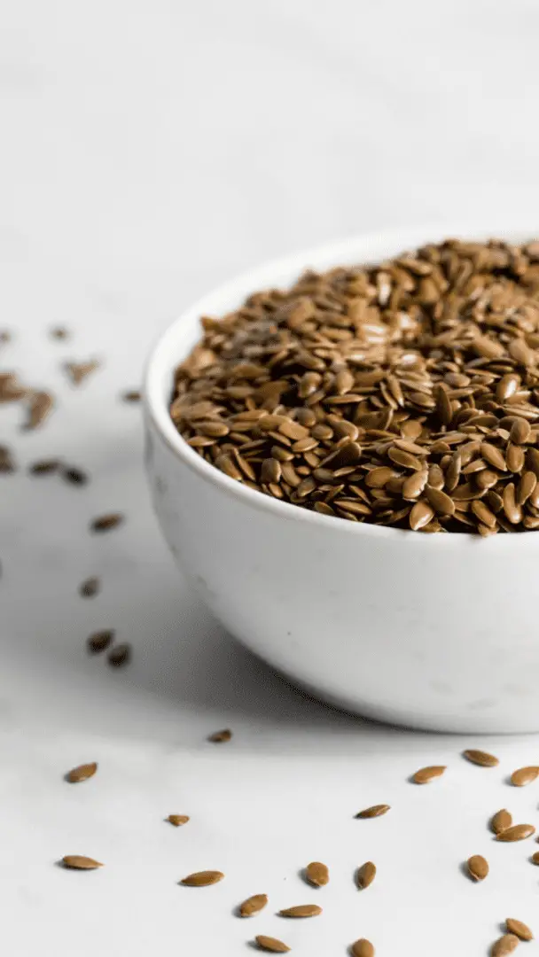 flaxseed in a bowel